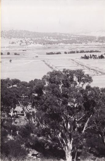 View from Mt Ainslie to Parliament House over Anzac Parade