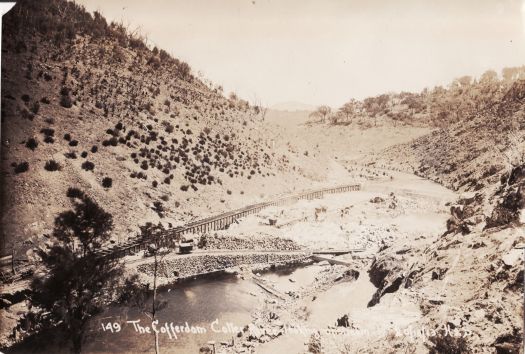 Cotter Dam, looking upstream