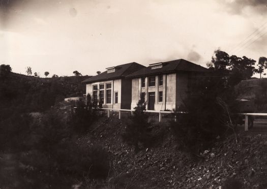 Pumping plant at Cotter River