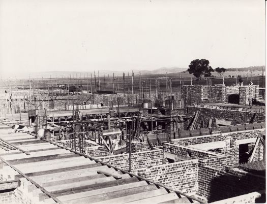 View from above of Parliament House from western end