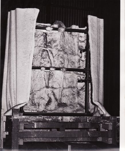 George V monument - lower part of cloak