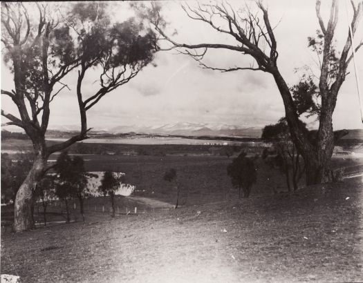 Snow on Brindabellas seen from near Mt Ainslie