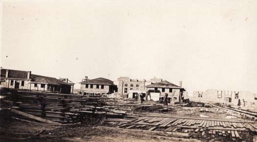 Hotel Canberra under construction.