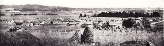South Ainslie (now Reid) showing Parliament House in the distance