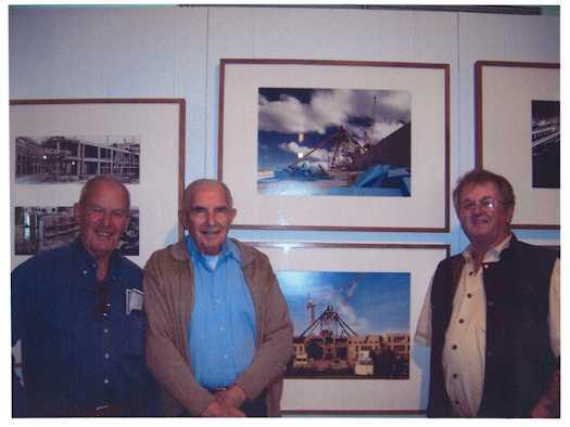 Celebrating the 20th anniversary of the opening. Unnamed, Alfred Chambers, unnamed.